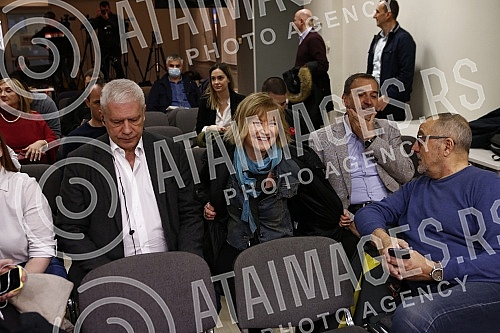 Presentation of a new economic agreement and economic plan for Serbia Coalition Boris Tadic - Let's have people made up of the Social Democratic Party, New Party, 1 in 5 million, Tolerance Movement, United Green Movement of Serbia, Montenegrin Party 