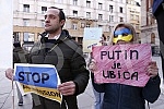 A rally in support of Ukraine and against the dictatorship in Russia and Belarus was held on the Republic Square, organized by an informal group of the Russian, Ukrainian and Belarusian diasporas.Na Trgu Republike odrzan je skup podrske Ukrajini i 
