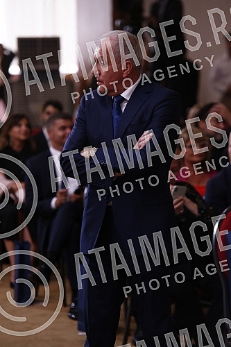 The President of the Republic of Serbia, Aleksandar Vucic, presented Vidovdan decorations to deserving individuals and institutions, after which a formal reception was organized on the occasion of Vidovdan and the inauguration of the President of the