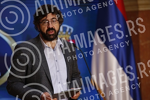 In the House of the National Assembly, a press conference of the Green Left Club - We are not drowning Belgrade was held on the problems of the local village of Podgradina near Kosjerica with the construction of a quarry.U Domu Narodne skupstine od