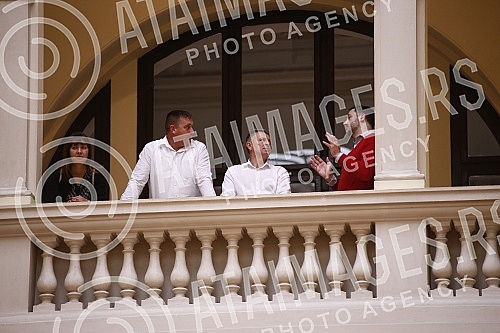 In the House of the National Assembly, a press conference of the Green Left Club - We are not drowning Belgrade was held on the problems of the local village of Podgradina near Kosjerica with the construction of a quarry.U Domu Narodne skupstine od