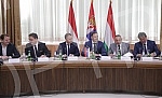 A meeting of officials from Serbia, Austria and Hungary on the management of migration processes was held in the Palace of Serbia.U Palati Srbija odrzan je sastanak zvanicnika Srbije, Austrije i Madjarske o upravljanju procesima migracija.