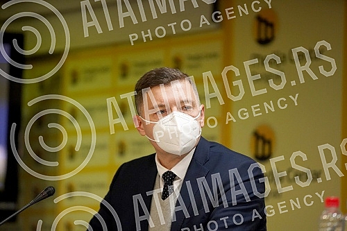 A press conference at which the opposition parties presented the 