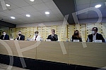 A press conference at which the opposition parties presented the 