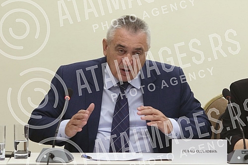 Press conference after the round table 