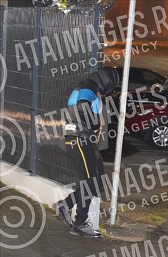 Bogdan Ilic, better known as Baka Prase, after a hearing in the premises of the Department for High-Tech Crime of the RS Ministry of the Interior, to give a statement on all known circumstances related to the death of YouTuber Kristina Djukic (21), b