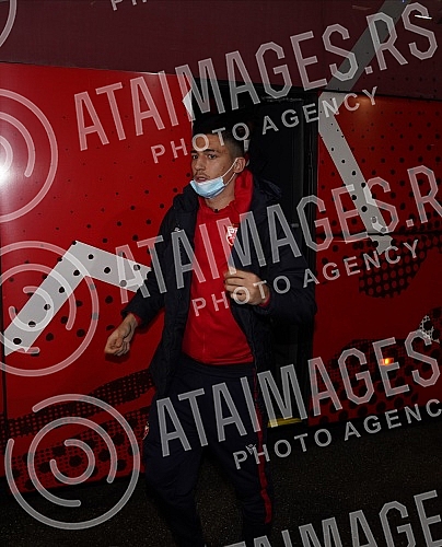 Delije, Red Star FC fans, organized a reception for the football players who achieved a historic success with a draw against Braga (1: 1) on Thursday night - a direct placement in the eighth finals of the Europa League, which is the biggest result of