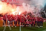 Delije, Red Star FC fans, organized a reception for the football players who achieved a historic success with a draw against Braga (1: 1) on Thursday night - a direct placement in the eighth finals of the Europa League, which is the biggest result of