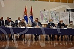 Meeting of the President of the Republic of Serbia Aleksandra Vucic with all presidents of the municipalities of the Nisava District in the Officers' House Nis.Sastanak predsednika Republike Srbije Aleksandra Vucic sa svim predsednicima opstina Nis