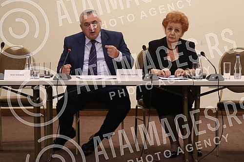 Press conference after the round table 