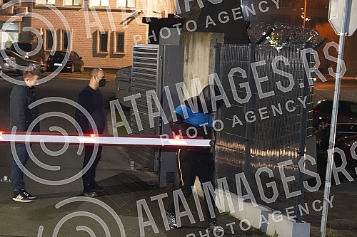 Bogdan Ilic, better known as Baka Prase, after a hearing in the premises of the Department for High-Tech Crime of the RS Ministry of the Interior, to give a statement on all known circumstances related to the death of YouTuber Kristina Djukic (21), b