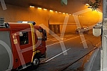 Explosion of a car in the Terazian tunnel in the center of Belgrade.Eksplozija automobila u Terazijskom tunelu u centru Beograda.