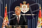 Turning Media Tomislav Nikolic - the President of the Republic of Serbia after talks with representatives of the parties who will have deputies in the new mandate. Obracanje medijima Tomislava Nikolica - predsednika Republike Srbije posle razgovora