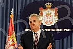 Turning Media Tomislav Nikolic - the President of the Republic of Serbia after talks with representatives of the parties who will have deputies in the new mandate. Obracanje medijima Tomislava Nikolica - predsednika Republike Srbije posle razgovora