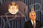 Turning Media Tomislav Nikolic - the President of the Republic of Serbia after talks with representatives of the parties who will have deputies in the new mandate. Obracanje medijima Tomislava Nikolica - predsednika Republike Srbije posle razgovora