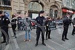 Women in Black organized a protest in Knez Mihailova Street in black and silent 