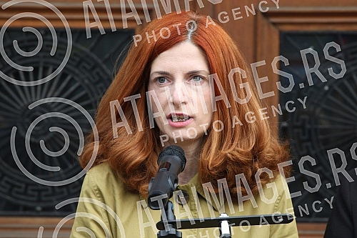 Political platform Solidarity and the coalition Moramo organized a press conference 