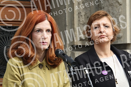 Political platform Solidarity and the coalition Moramo organized a press conference 