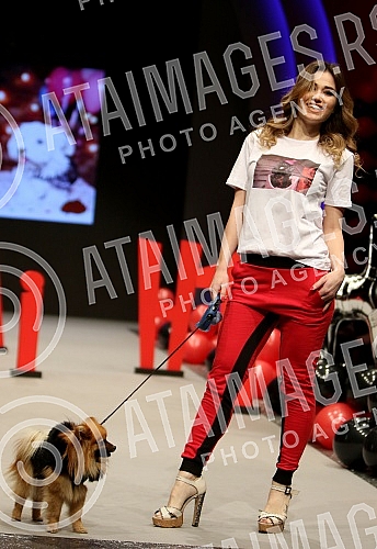 Fashion show for dogs by Irena Atanaskovic Hrnjak (IHA) held at the Belexpo Center.Modna revija za pse by Irena Atanaskovic Hrnjak (IHA) odrzana u Belexpo centru.