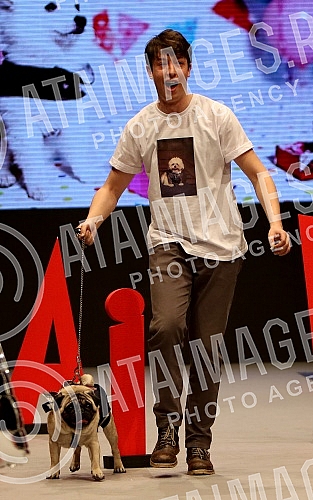 Fashion show for dogs by Irena Atanaskovic Hrnjak (IHA) held at the Belexpo Center.Modna revija za pse by Irena Atanaskovic Hrnjak (IHA) odrzana u Belexpo centru.