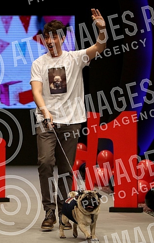 Fashion show for dogs by Irena Atanaskovic Hrnjak (IHA) held at the Belexpo Center.Modna revija za pse by Irena Atanaskovic Hrnjak (IHA) odrzana u Belexpo centru.
