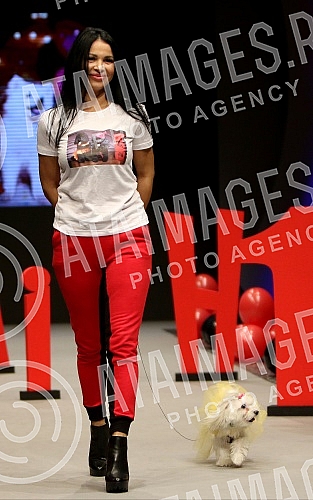 Fashion show for dogs by Irena Atanaskovic Hrnjak (IHA) held at the Belexpo Center.Modna revija za pse by Irena Atanaskovic Hrnjak (IHA) odrzana u Belexpo centru.