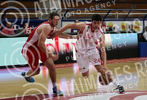 Utakmica 12. kola Kosarkaske Super Lige Srbije izmedju KK FMP Zeleznik i KK Metalac Gornji Milanovac odigrana u hali u Zelezniku.