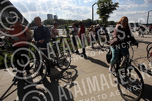 Cycling matinees on the occasion of International Cyclists' Day.Biciklisticki matine povodom Medjunarodnog dana biciklista.