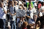 In front of the House of the National Assembly, a protest of several non-governmental organizations began, entitled 