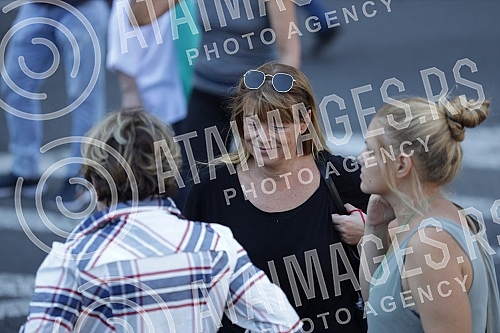 In front of the House of the National Assembly, a protest of several non-governmental organizations began, entitled 