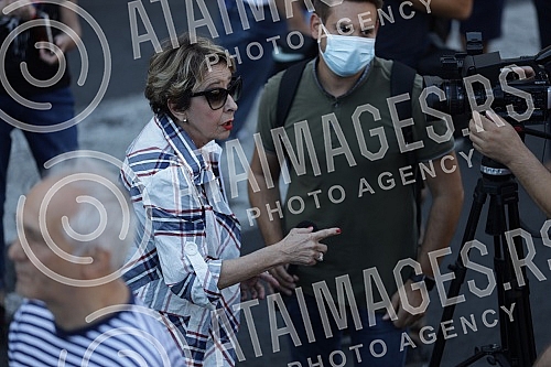 In front of the House of the National Assembly, a protest of several non-governmental organizations began, entitled 