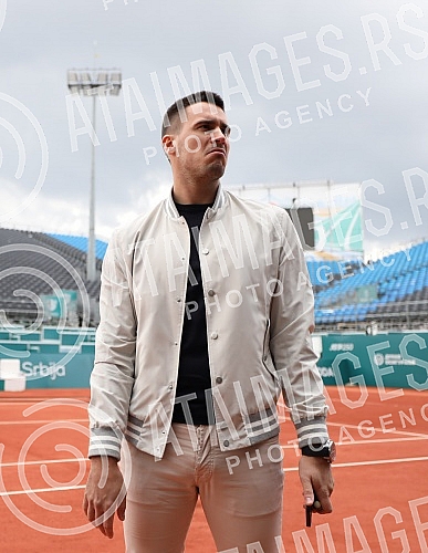 A tour of the Novak Tennis Center, where preparations are underway for the SERBIA OPEN 2022 tournament.Obilazak terena Teniskog centra Novak na kome teku pripreme za turnir SERBIA OPEN 2022.