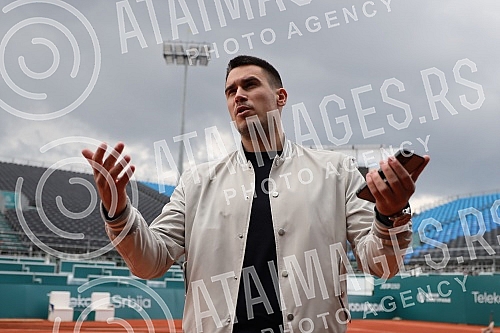 A tour of the Novak Tennis Center, where preparations are underway for the SERBIA OPEN 2022 tournament.Obilazak terena Teniskog centra Novak na kome teku pripreme za turnir SERBIA OPEN 2022.