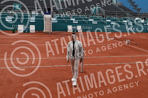 A tour of the Novak Tennis Center, where preparations are underway for the SERBIA OPEN 2022 tournament.Obilazak terena Teniskog centra Novak na kome teku pripreme za turnir SERBIA OPEN 2022.