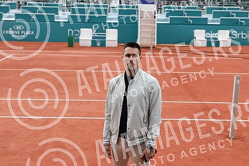 A tour of the Novak Tennis Center, where preparations are underway for the SERBIA OPEN 2022 tournament.Obilazak terena Teniskog centra Novak na kome teku pripreme za turnir SERBIA OPEN 2022.