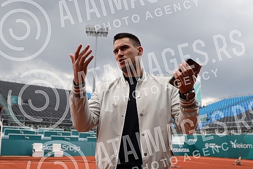 A tour of the Novak Tennis Center, where preparations are underway for the SERBIA OPEN 2022 tournament.Obilazak terena Teniskog centra Novak na kome teku pripreme za turnir SERBIA OPEN 2022.