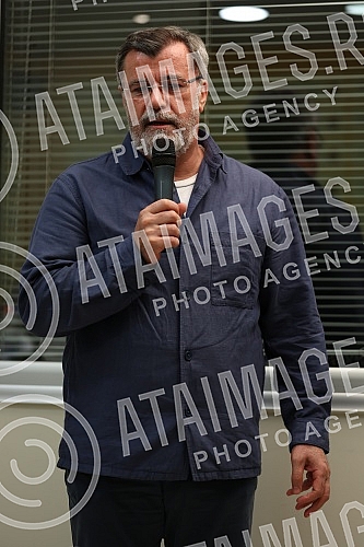 The Dusan Bogavac award ceremony was held in the Media Center.Svecana dodele nagrade Dusan Bogavac odrzana je u Medija centru.