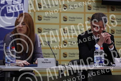 The Dusan Bogavac award ceremony was held in the Media Center.Svecana dodele nagrade Dusan Bogavac odrzana je u Medija centru.
