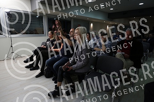 The Dusan Bogavac award ceremony was held in the Media Center.Svecana dodele nagrade Dusan Bogavac odrzana je u Medija centru.