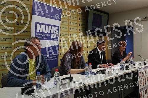 The Dusan Bogavac award ceremony was held in the Media Center.Svecana dodele nagrade Dusan Bogavac odrzana je u Medija centru.