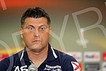 Press conference of Vladan Milojevic, coach of the FC Red Star before the match of the first round of Europa League (Group H) against BATE Borisov.Pres konferencija Vladana Milojevica, trenera Fudbalskog kluba Crvena zvezda pred utakmicu prvog kola 