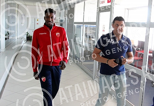 Press conference of Vladan Milojevic, coach of the FC Red Star before the match of the first round of Europa League (Group H) against BATE Borisov.Pres konferencija Vladana Milojevica, trenera Fudbalskog kluba Crvena zvezda pred utakmicu prvog kola 