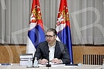 A session of the National Security Council chaired by the President of the Republic of Serbia, Aleksandar Vucic, has begun at the Palace of Serbia.U Palati Srbija pocela sednica Saveta za nacionalnu bezbednost kojom predsedava predsednik Republike 