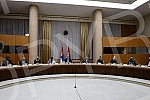A session of the National Security Council chaired by the President of the Republic of Serbia, Aleksandar Vucic, has begun at the Palace of Serbia.U Palati Srbija pocela sednica Saveta za nacionalnu bezbednost kojom predsedava predsednik Republike 