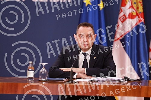Address to the public and media by the President of the Republic of Serbia, Aleksandar Vucic, after the session of the National Security Council held at the Palace of Serbia.Obracanje javnosti i medijima predsednika Republike Srbije Aleksandra Vuci