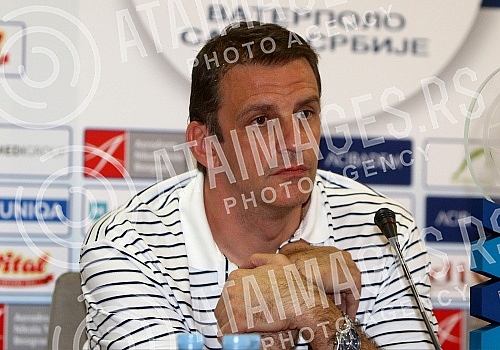 Arrival of the Serbian water polo team at the airport 