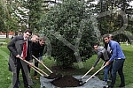 Sadnja drveta u Pionirskom parku povodom dana 