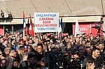 A rally was held in Banja Luka under the slogan Sloboda, initiated by the RS Veterans' Organization, and the reason for the gathering is the decision of the High Representative Christian Schmidt to suspend the Law on Immovable Property for the Functi