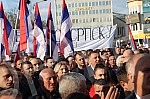 A rally was held in Banja Luka under the slogan Sloboda, initiated by the RS Veterans' Organization, and the reason for the gathering is the decision of the High Representative Christian Schmidt to suspend the Law on Immovable Property for the Functi