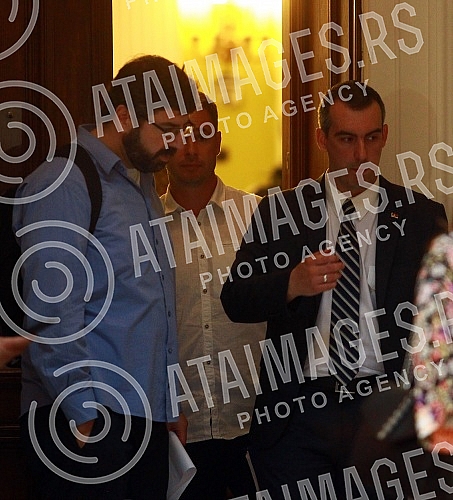 The President of the National Assembly of the Republic of Serbia, Ivica Dacic, held a meeting with the authorized representatives of the declared lists in order to prepare the First Session of the National Assembly in the Thirteenth Convocation.Pr